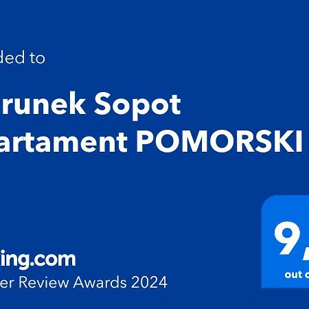 Kierunek Sopot Apartament POMORSKI Bagian luar foto
